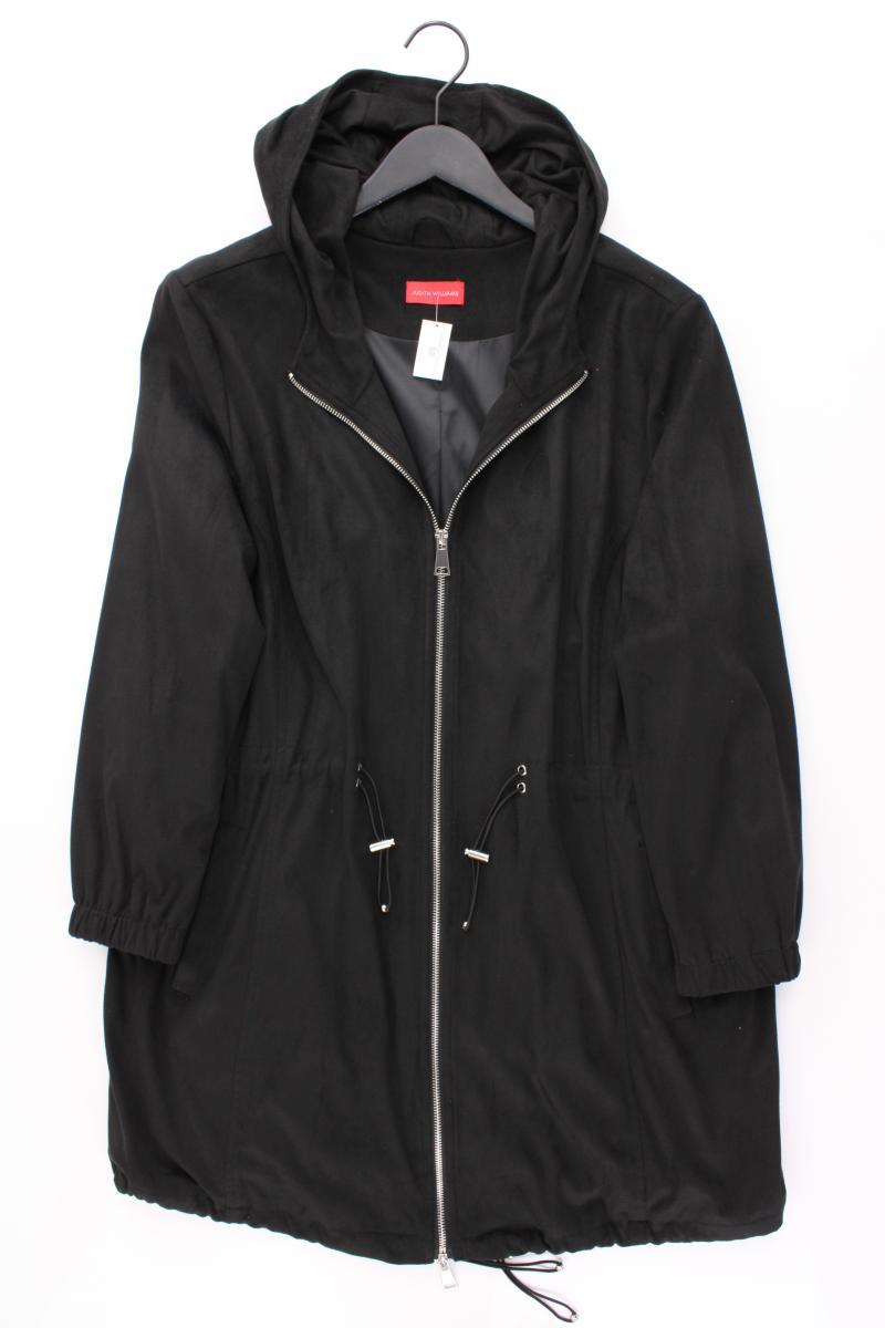 Judith Williams Übergangsmantel in Wildlederoptik Gr. 46 neuwertig schwarz