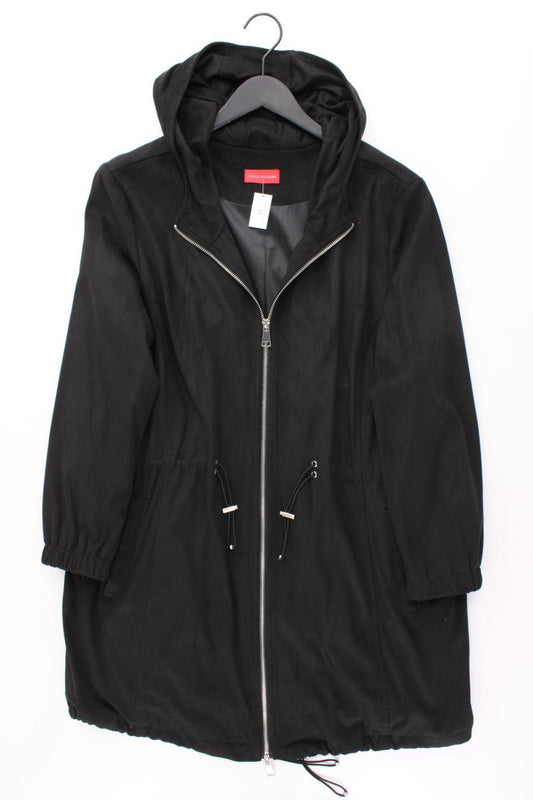 Judith Williams Übergangsmantel in Wildlederoptik Gr. 46 neuwertig schwarz