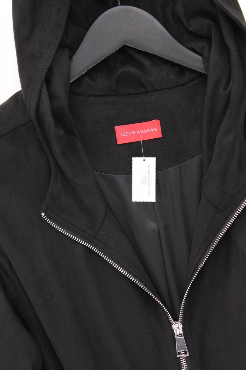 Judith Williams Übergangsmantel in Wildlederoptik Gr. 46 neuwertig schwarz