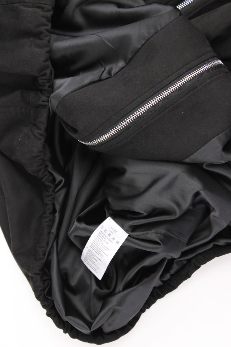 Judith Williams Übergangsmantel in Wildlederoptik Gr. 46 neuwertig schwarz