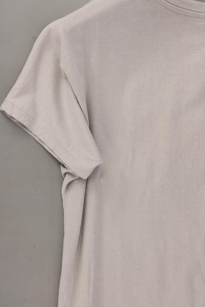 Amisu Shirt Gr. XS neuwertig Kurzarm grau aus Baumwolle