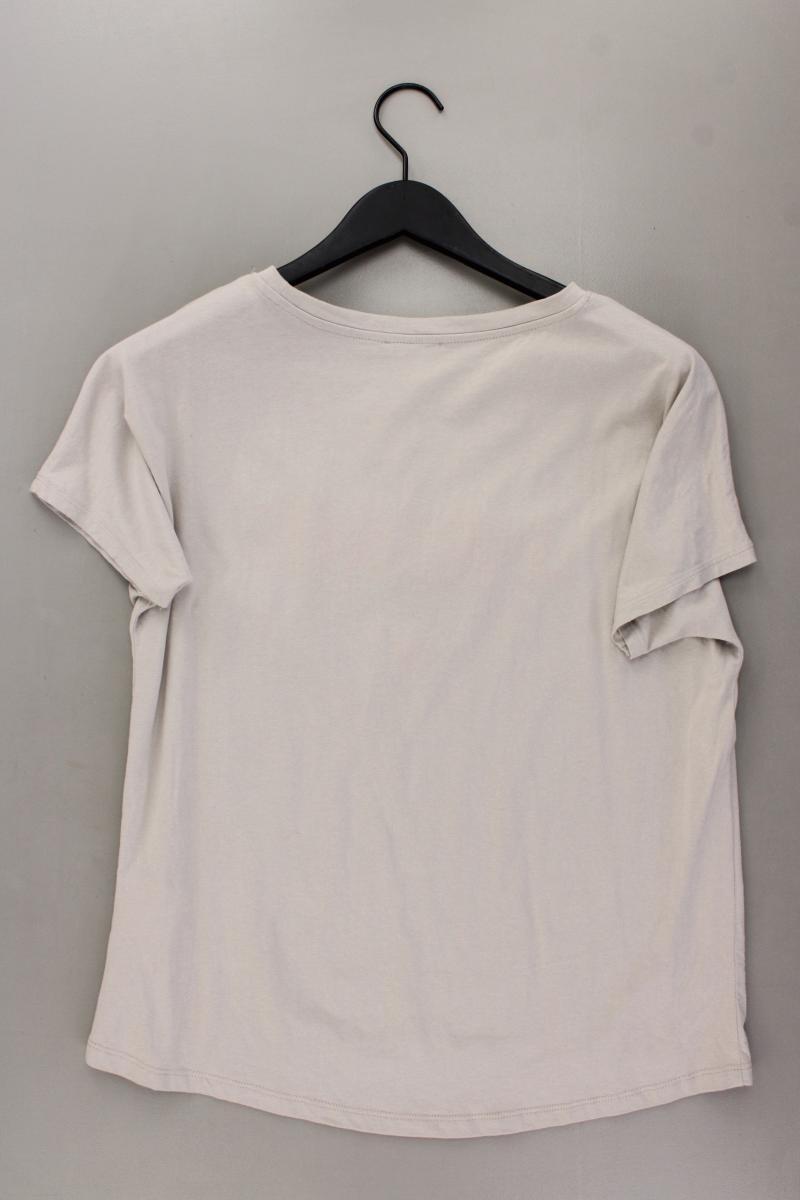Amisu Shirt Gr. XS neuwertig Kurzarm grau aus Baumwolle