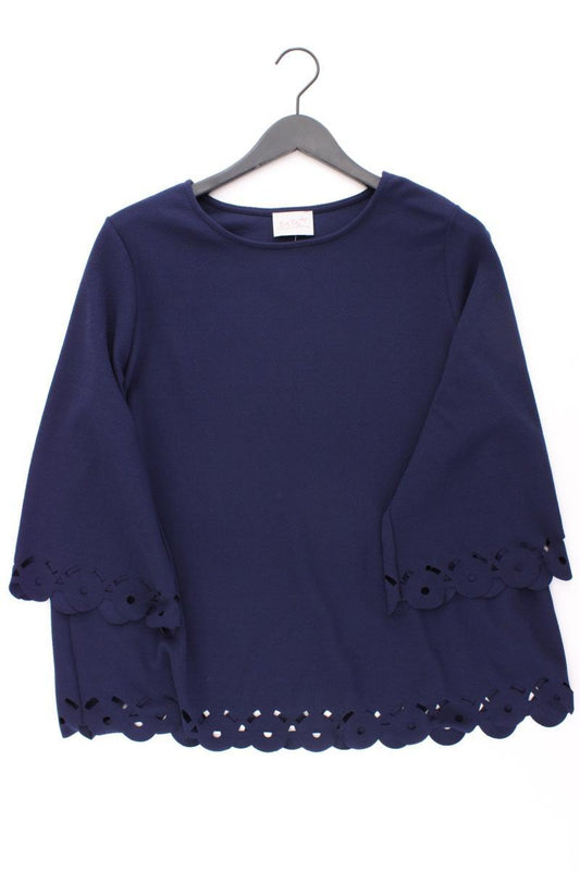Nala Classic Bluse Gr. 46 neuwertig 3/4 Ärmel blau aus Polyester