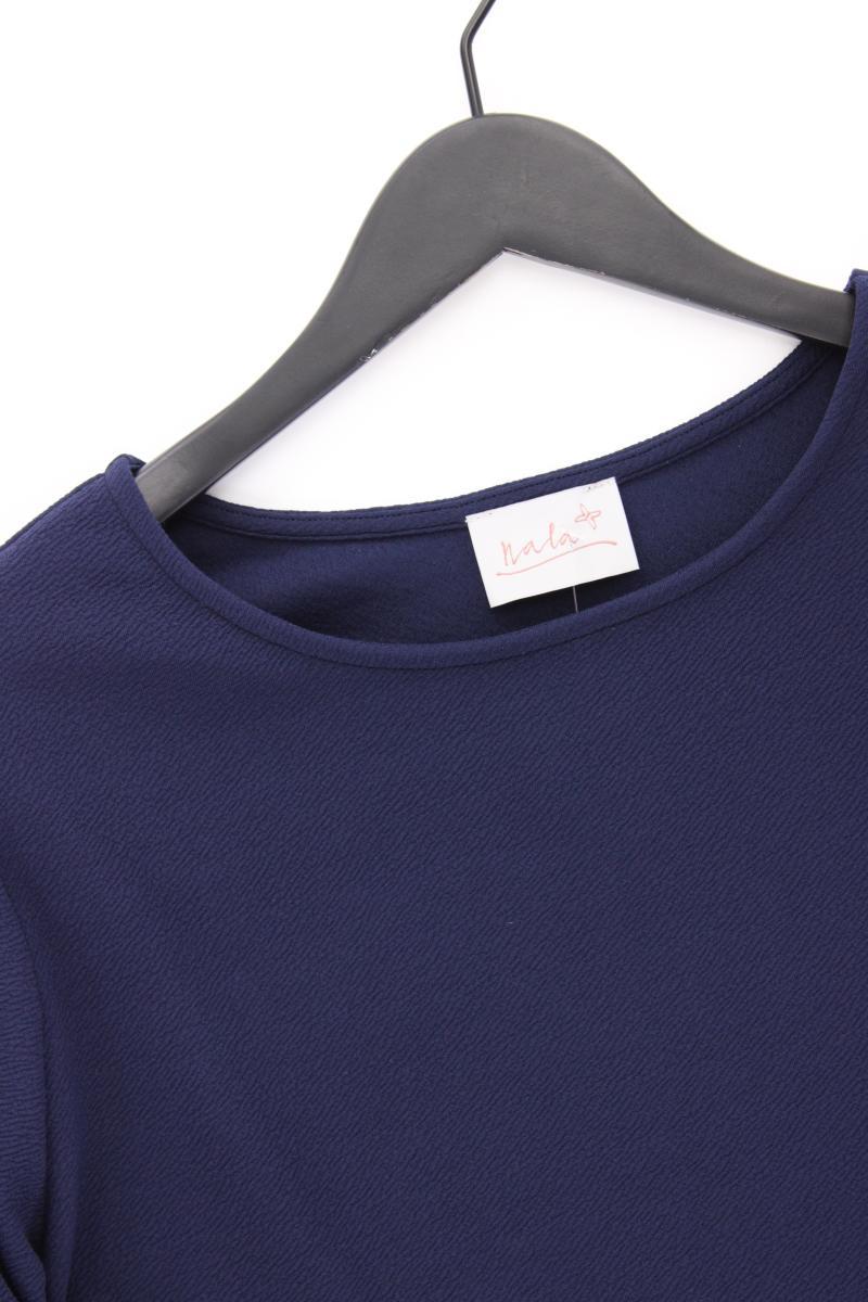 Nala Classic Bluse Gr. 46 neuwertig 3/4 Ärmel blau aus Polyester