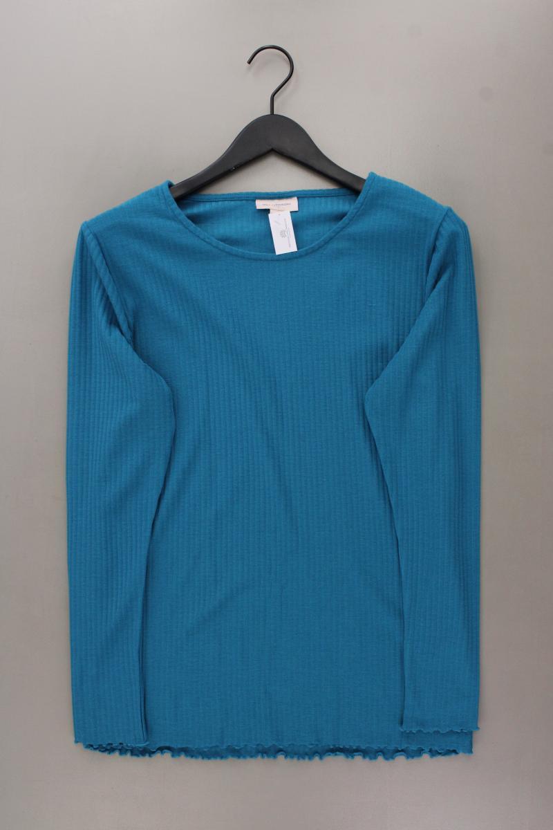 Only Carmakoma Langarmshirt Petrol Gr. 46/48 blau aus Polyester