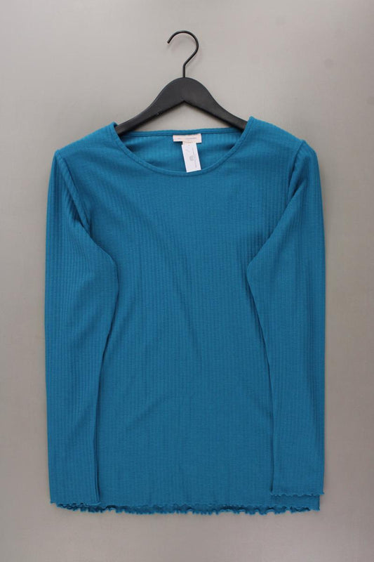 Only Carmakoma Langarmshirt Petrol Gr. 46/48 blau aus Polyester