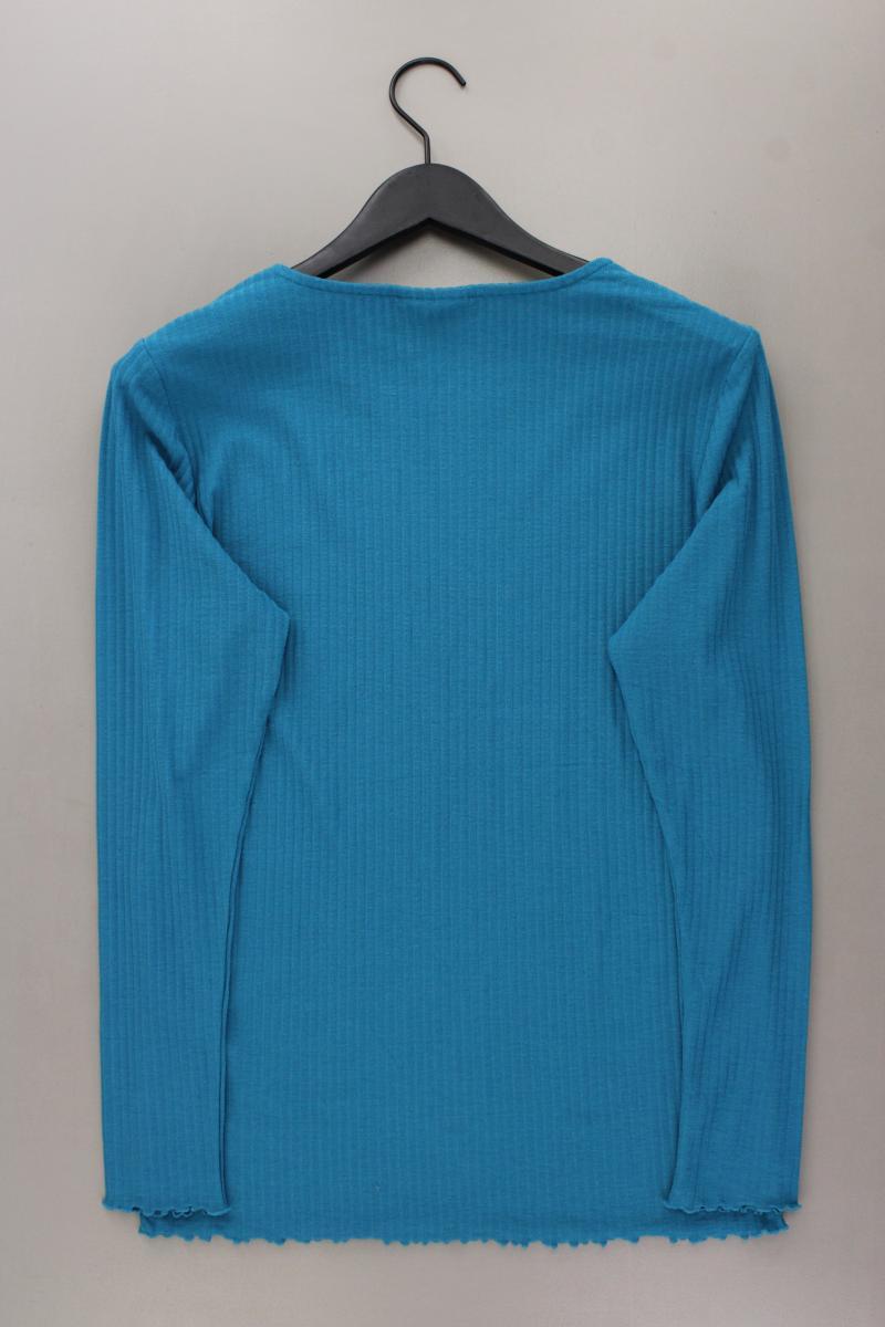 Only Carmakoma Langarmshirt Petrol Gr. 46/48 blau aus Polyester