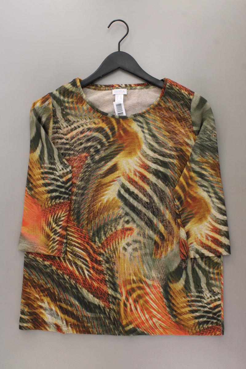 Mona Printshirt Gr. 44 neuwertig 3/4 Ärmel mehrfarbig aus Polyester