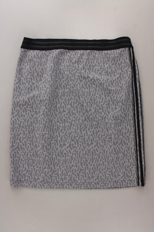 BARBARA LEBEK Stretchrock Gr. 42 grau aus Polyester