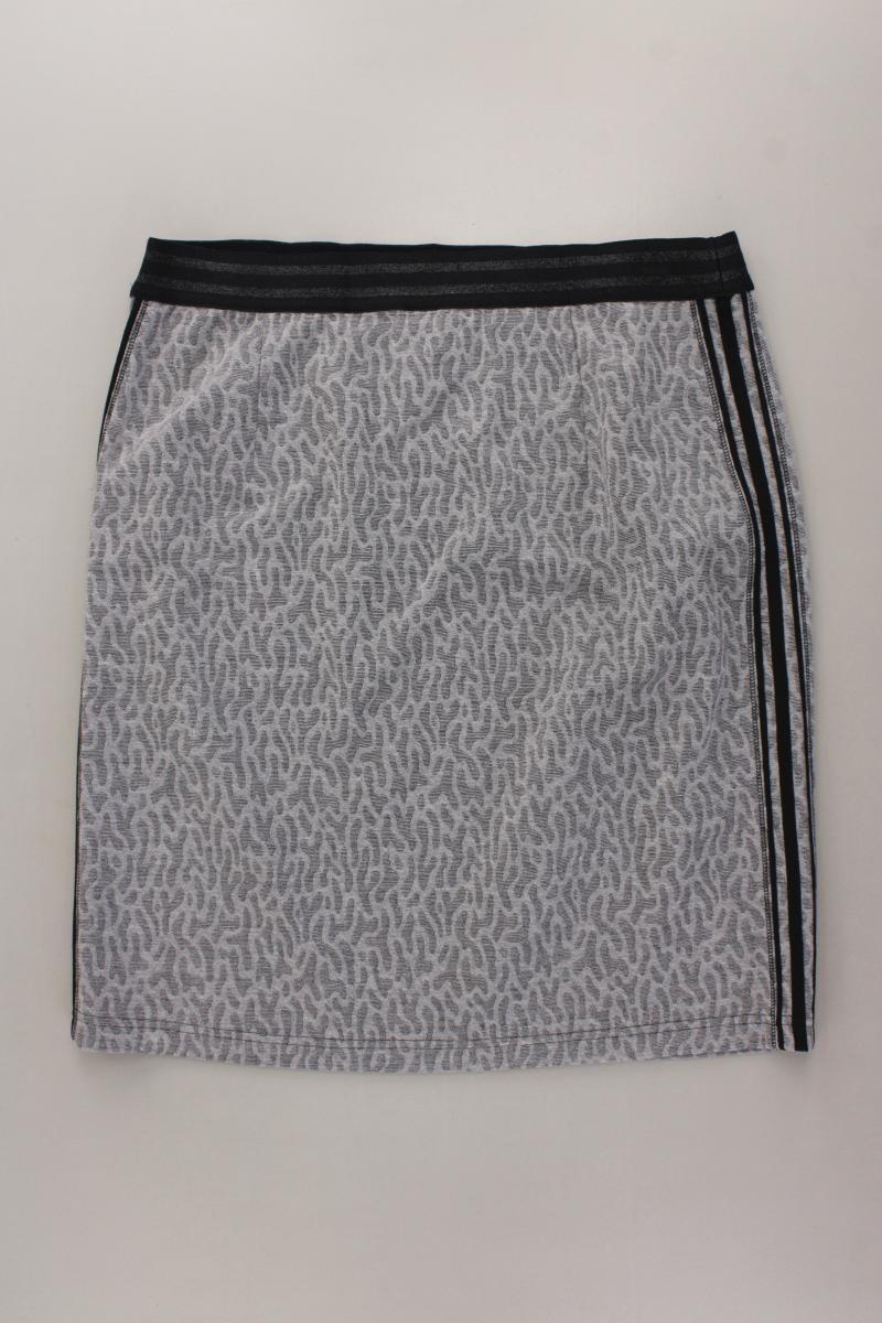 BARBARA LEBEK Stretchrock Gr. 42 grau aus Polyester