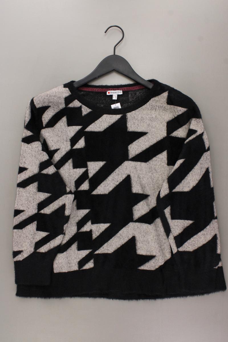 Street One Feinstrickpullover Gr. 42 grau aus Polyamid