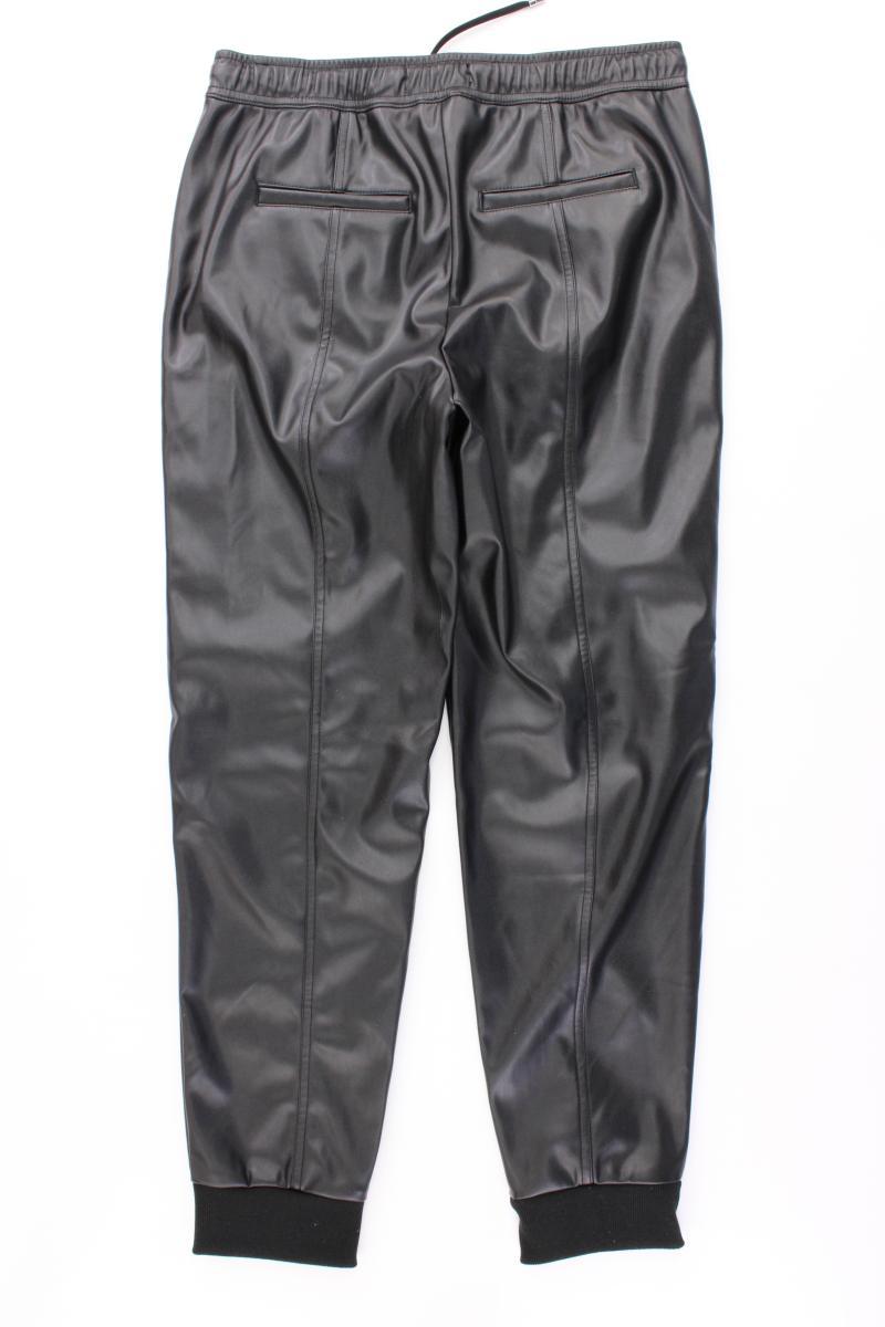 Heine Kunstlederhose Gr. 38 schwarz aus Polyester