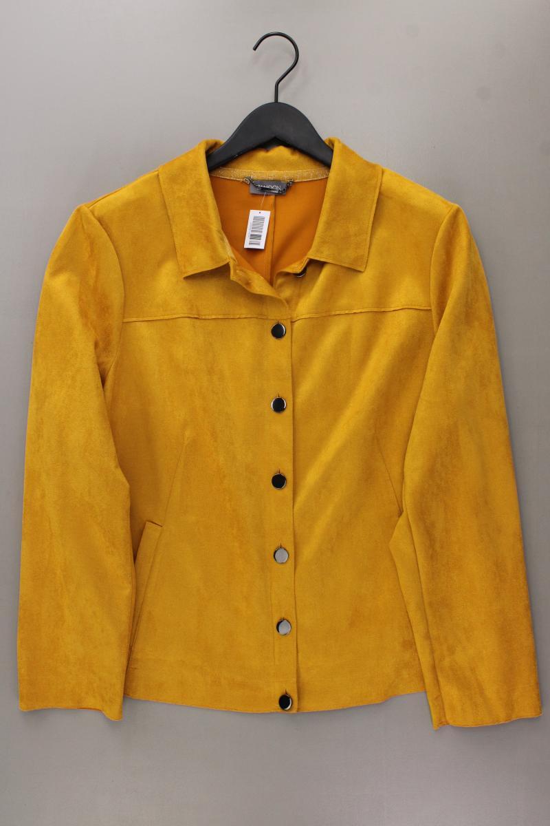 Samoon by Gerry Weber Jacke in Wildlederoptik senfgelb Gr. 44