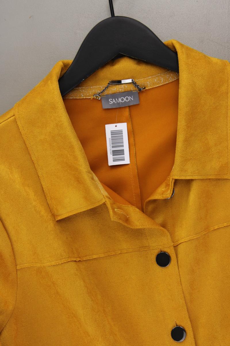 Samoon by Gerry Weber Jacke in Wildlederoptik senfgelb Gr. 44