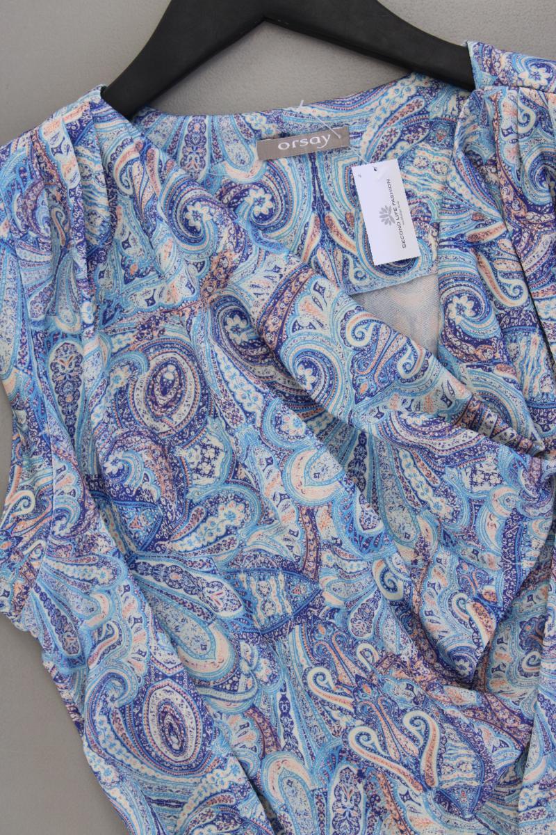 Orsay Sommerkleid Gr. 36 mit Paisleymuster neuwertig mit Gürtel Ärmellos blau