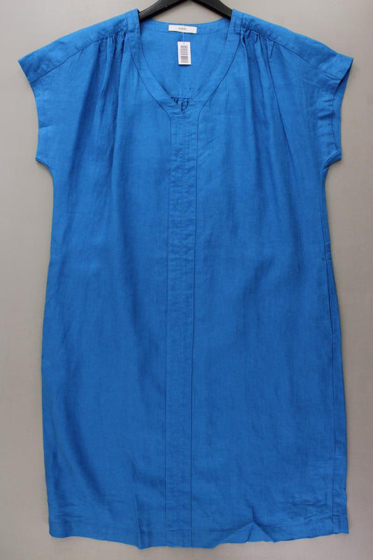 Bonita Leinenkleid Gr. 42 neuwertig Kurzarm blau