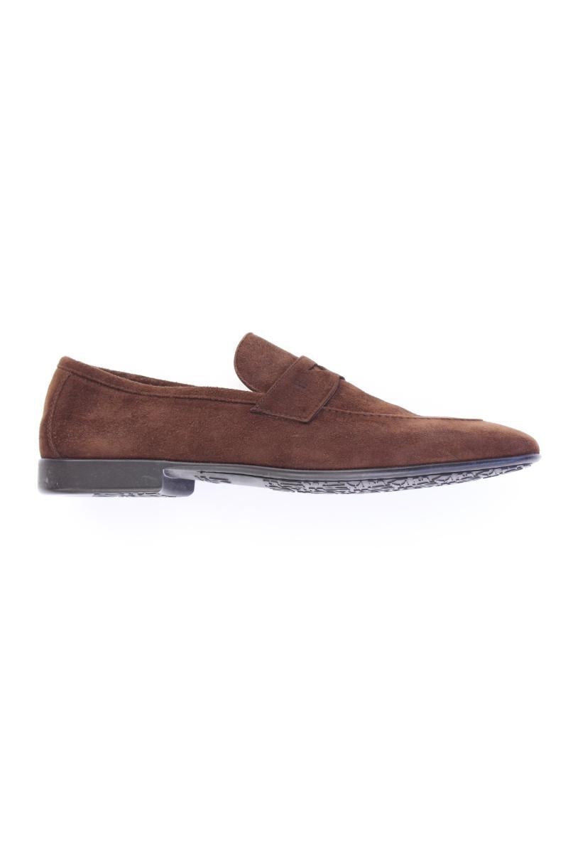 Moreschi Loafers für Herren Gr. 42 neuwertig braun aus Leder