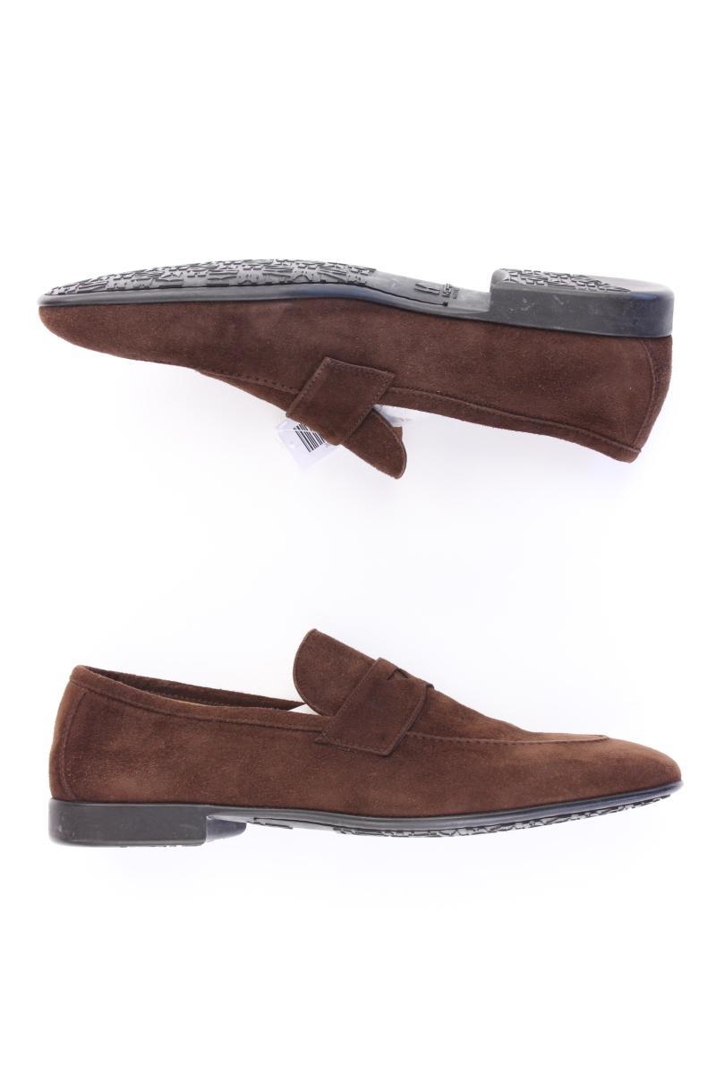 Moreschi Loafers für Herren Gr. 42 neuwertig braun aus Leder