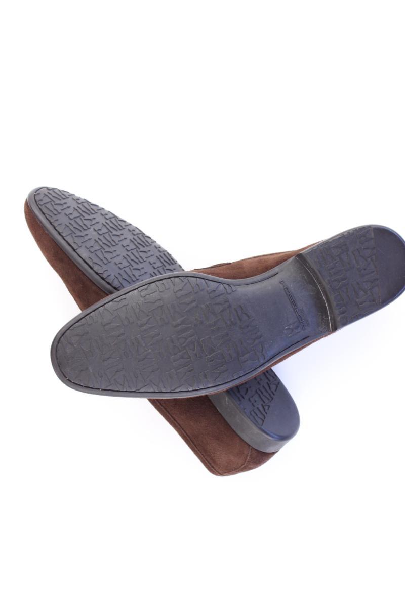 Moreschi Loafers für Herren Gr. 42 neuwertig braun aus Leder