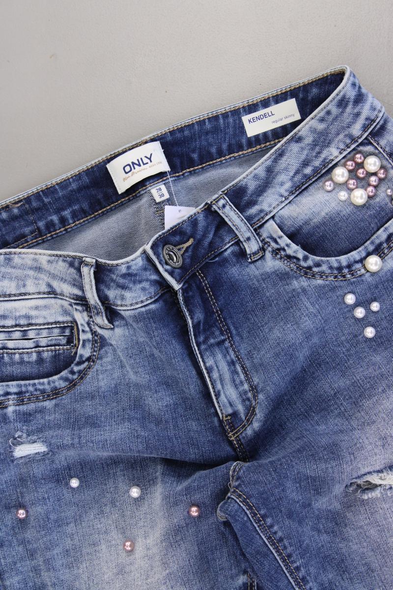 Only Skinny Jeans Gr. W28/L30 blau aus Baumwolle