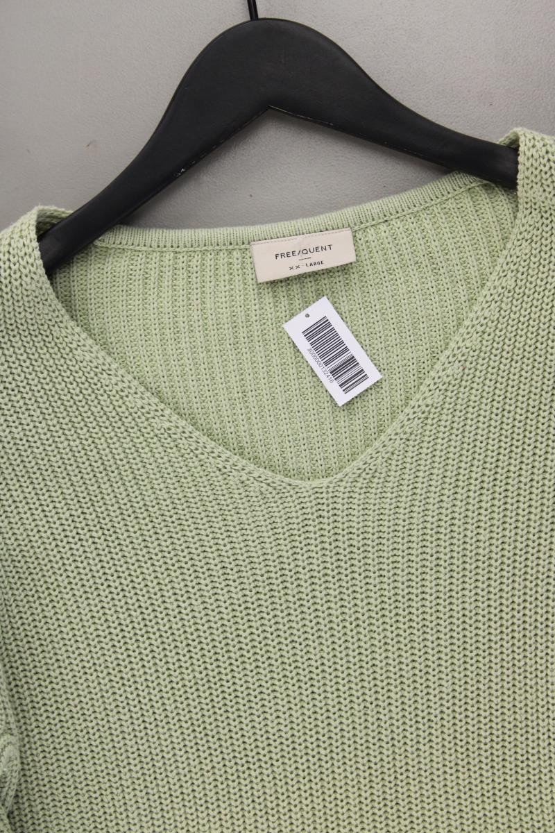 Free/Quent Grobstrickpullover Gr. XXL grün