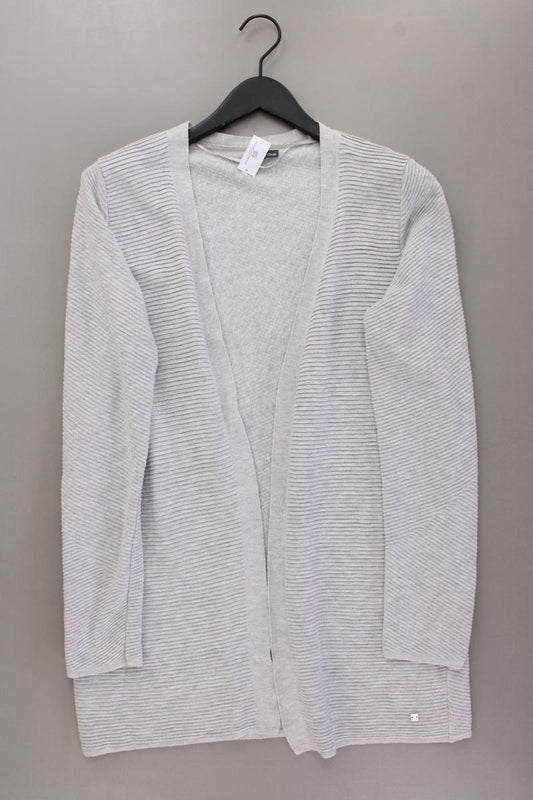 Street One Strickjacke Gr. 38 Langarm grau aus Viskose