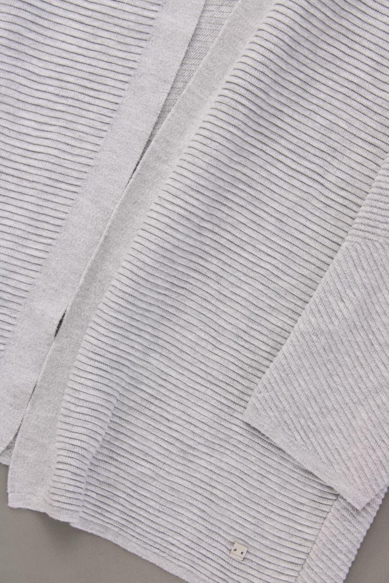 Street One Strickjacke Gr. 38 Langarm grau aus Viskose