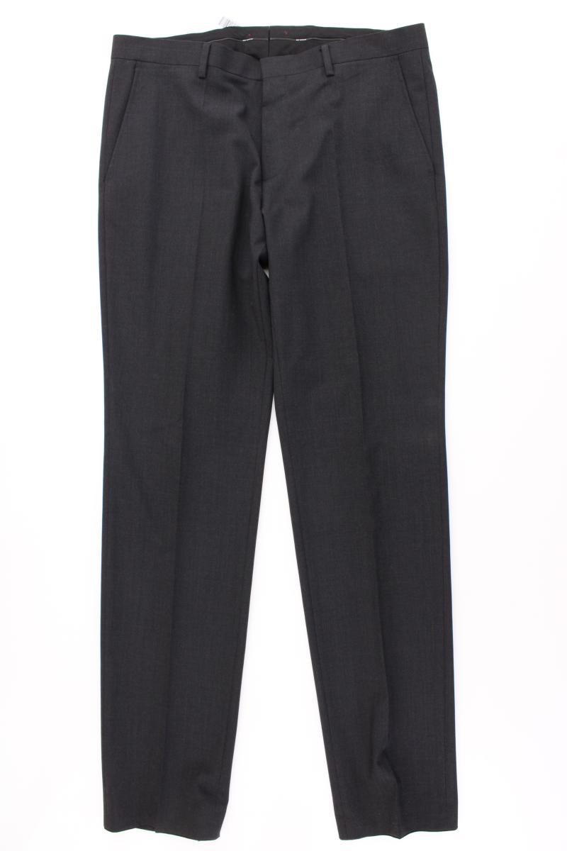 ROY ROBSEN Anzughose für Herren Gr. Langgröße 102 grau aus Polyester