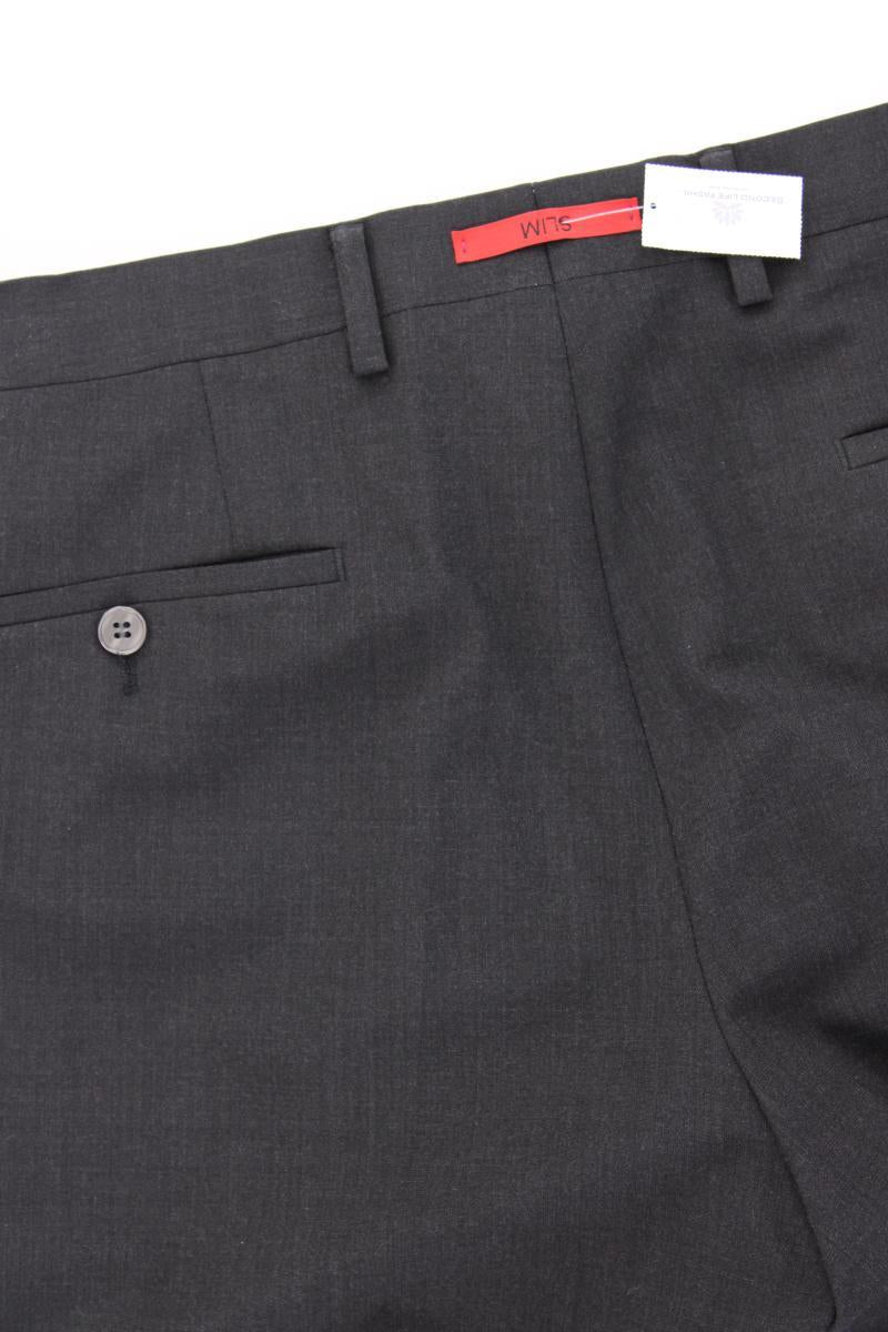 ROY ROBSEN Anzughose für Herren Gr. Langgröße 102 grau aus Polyester