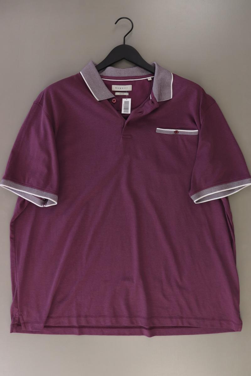Bugatti Shirt Größe 4XL für Herren Gr. XXXL Kurzarm rot aus Baumwolle