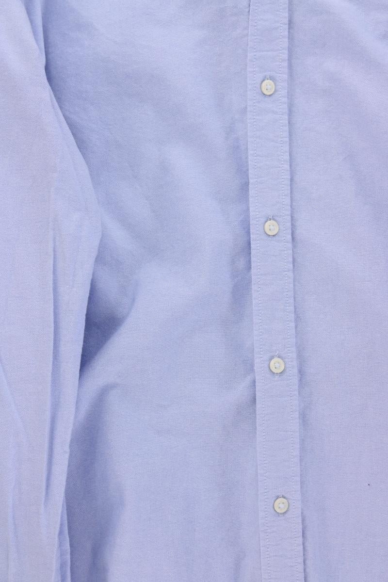 Zara Langarmhemd für Herren Gr. XL blau aus Baumwolle