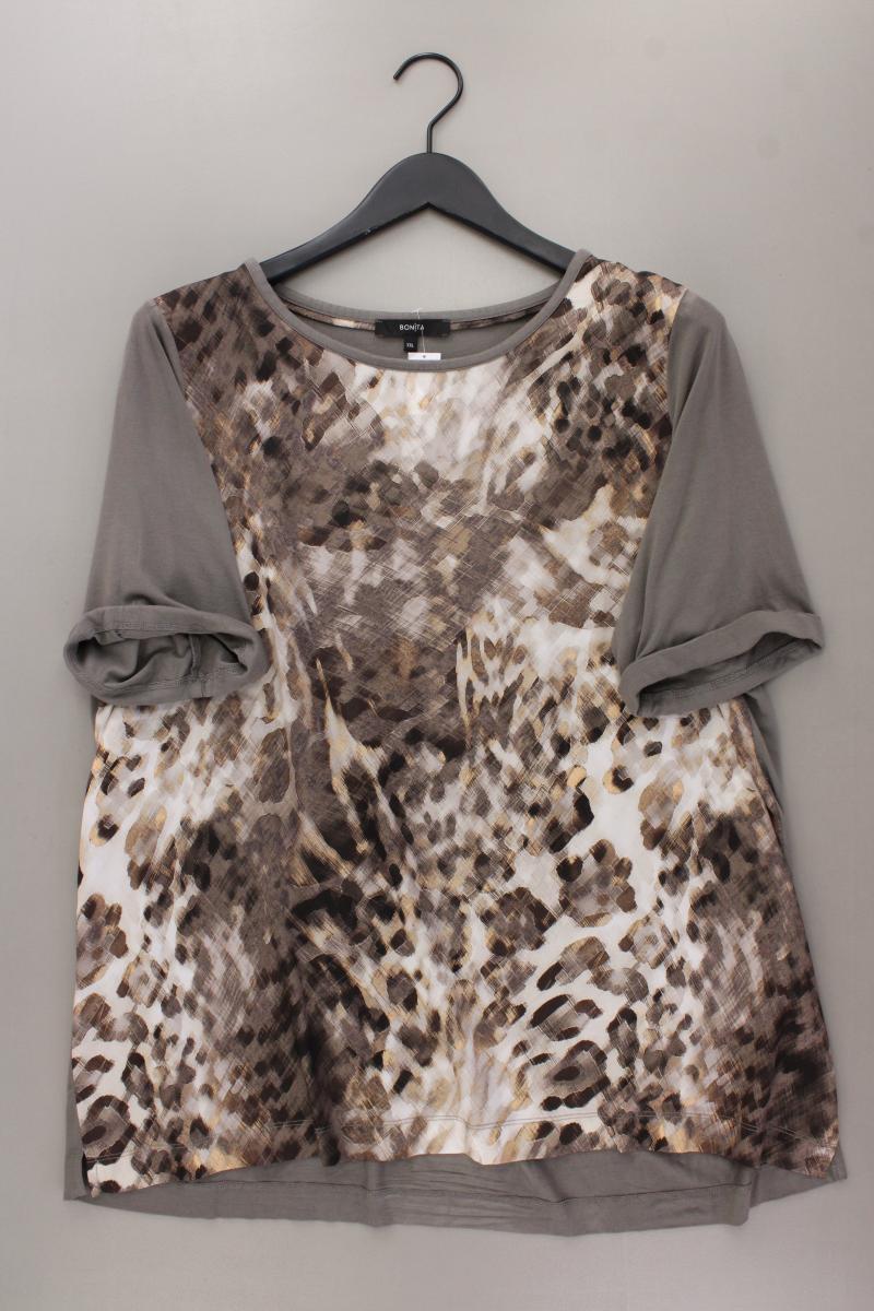 Bonita Kurzarmbluse Gr. XXL grau aus Polyester