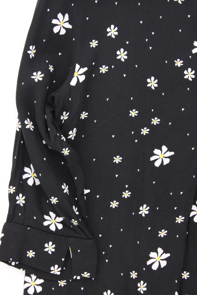 Street One Classic Bluse Gr. 38 mit Blumenmuster 3/4 Ärmel schwarz aus Viskose