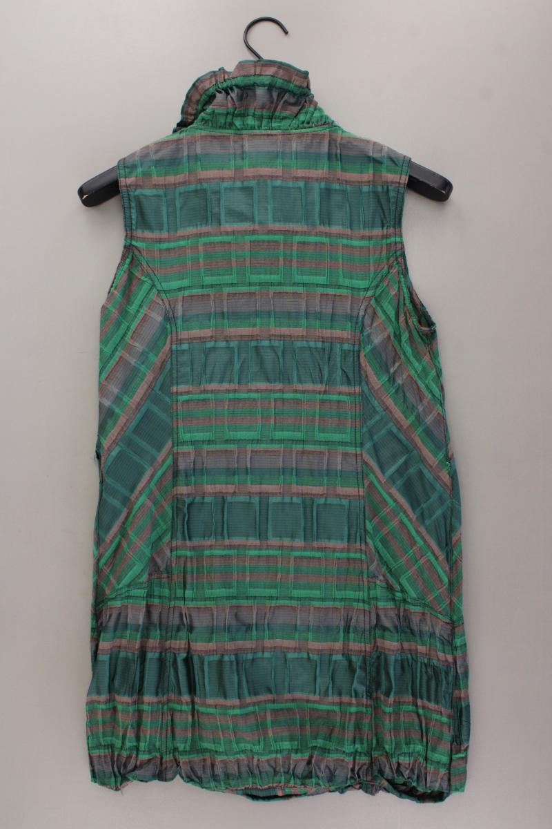 Liberty Longbluse Gr. L kariert Ärmellos grün aus Polyester