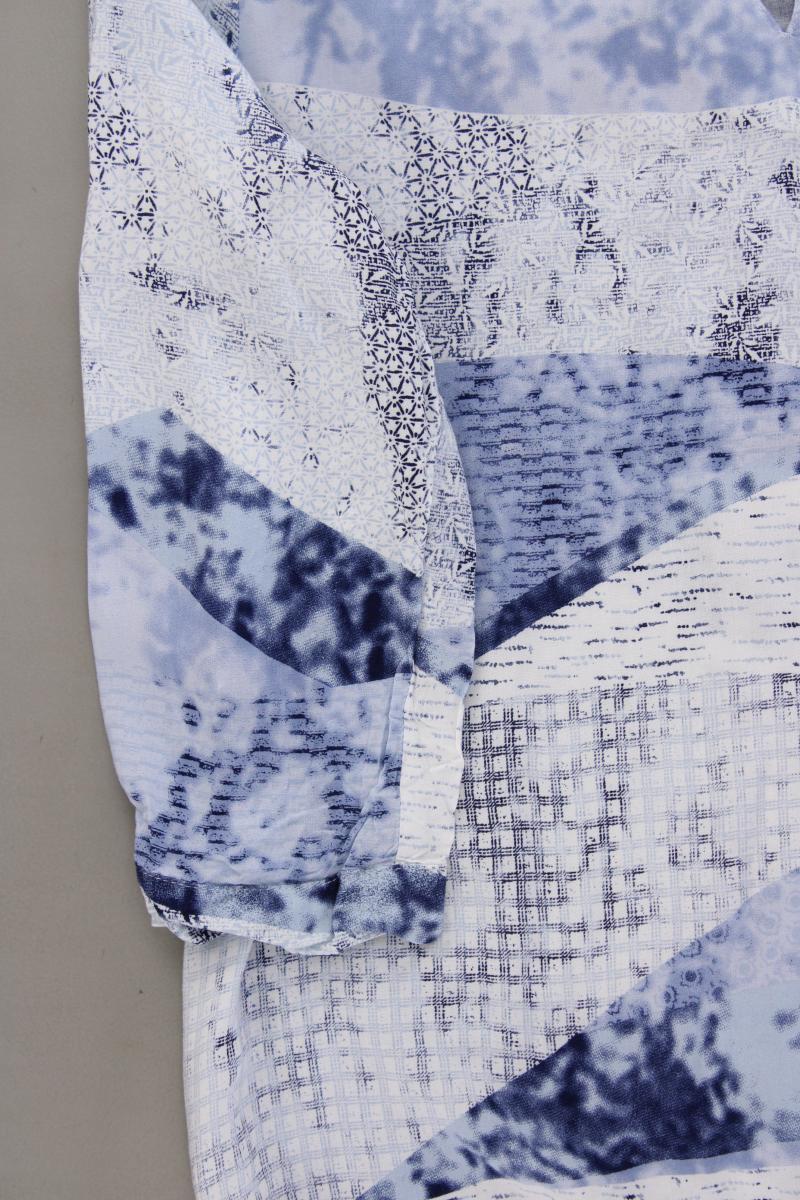 Liberty Classic Bluse Gr. M 3/4 Ärmel blau aus Viskose