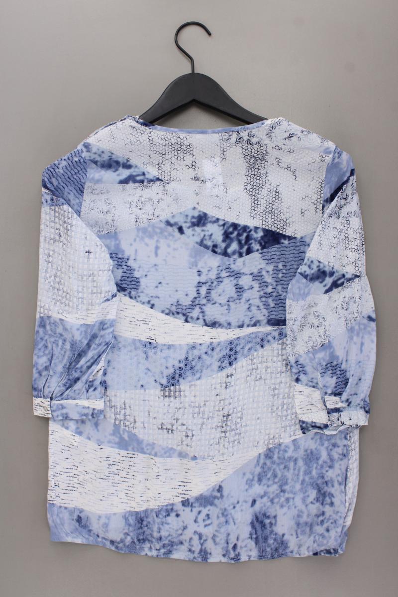 Liberty Classic Bluse Gr. M 3/4 Ärmel blau aus Viskose