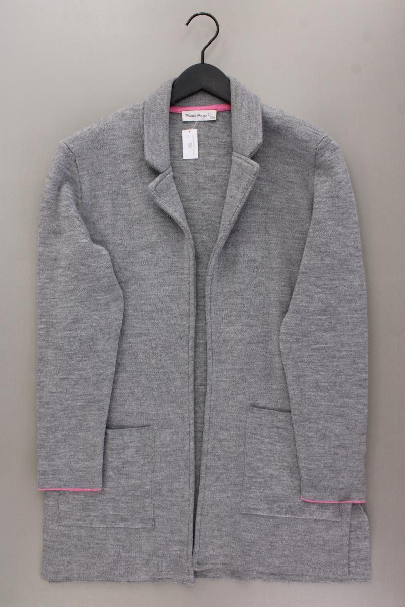 Bonita x Franziska Knuppe Strickjacke Gr. S/M Langarm grau aus Polyacryl