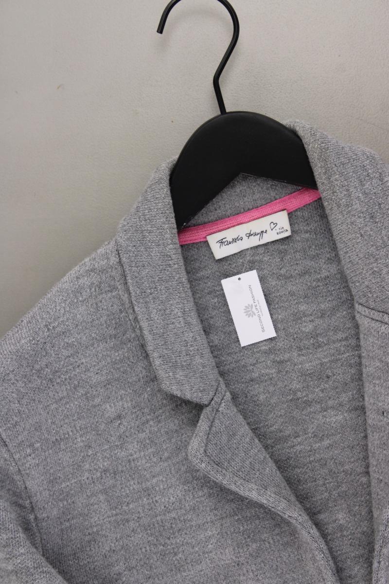 Bonita x Franziska Knuppe Strickjacke Gr. S/M Langarm grau aus Polyacryl