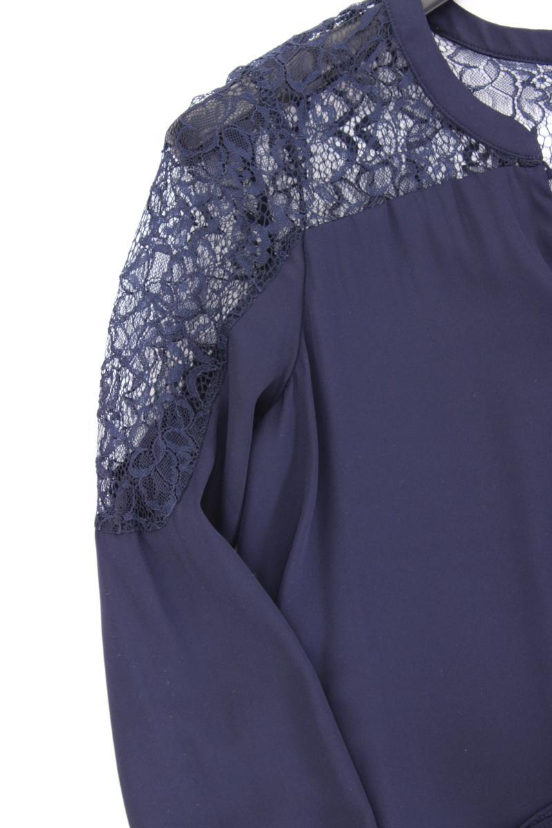 NAF NAF Langarmkleid Gr. M blau aus Polyester