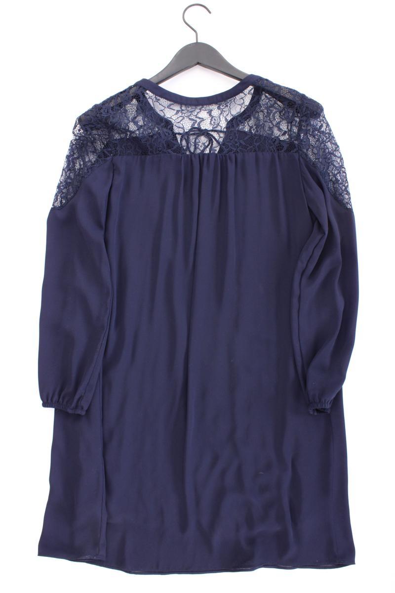 NAF NAF Langarmkleid Gr. M blau aus Polyester