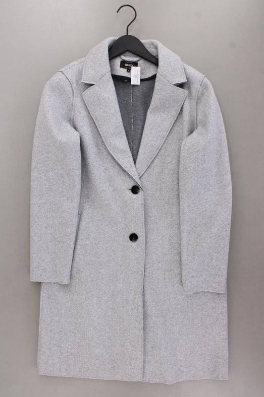 Only Übergangsmantel Gr. M grau aus Polyester