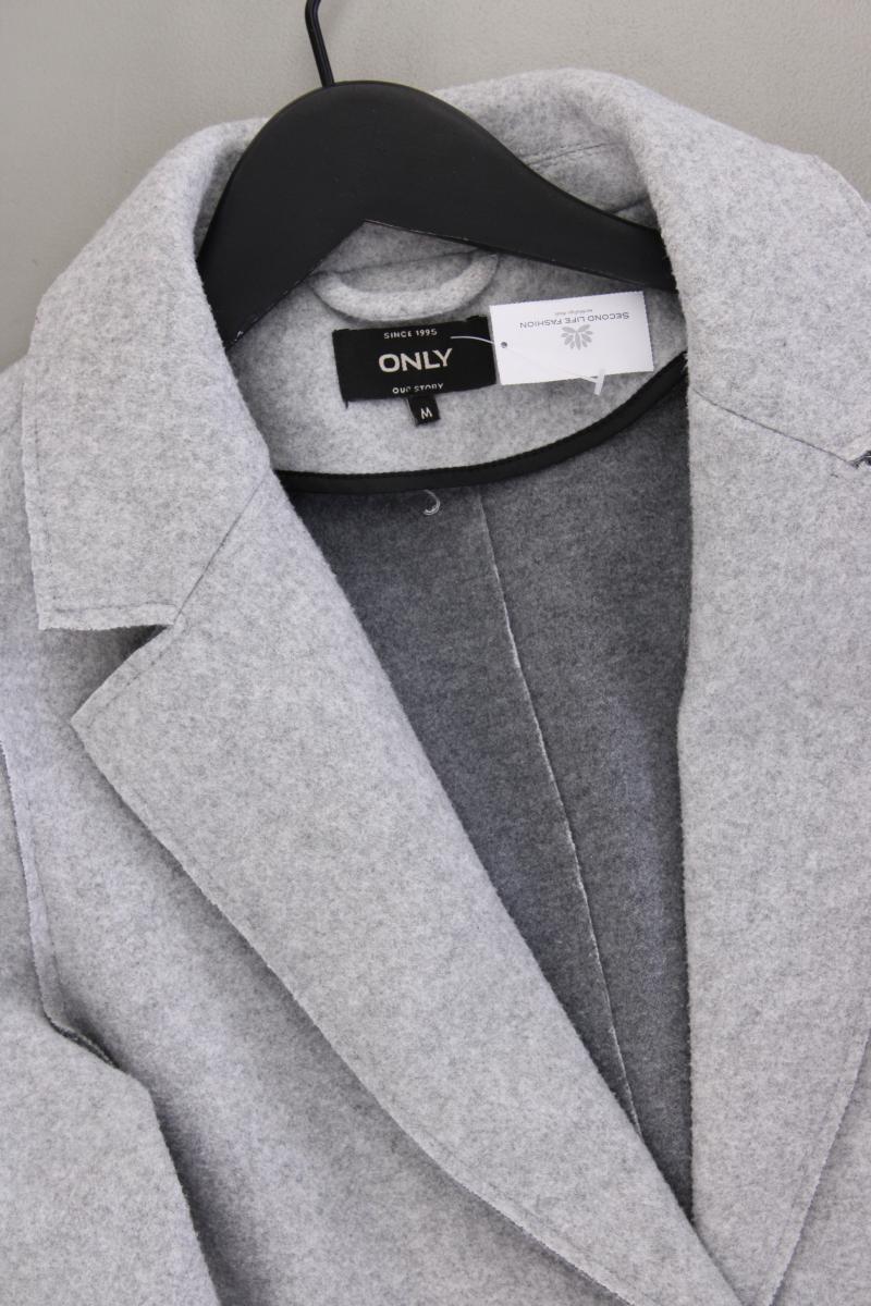 Only Übergangsmantel Gr. M grau aus Polyester