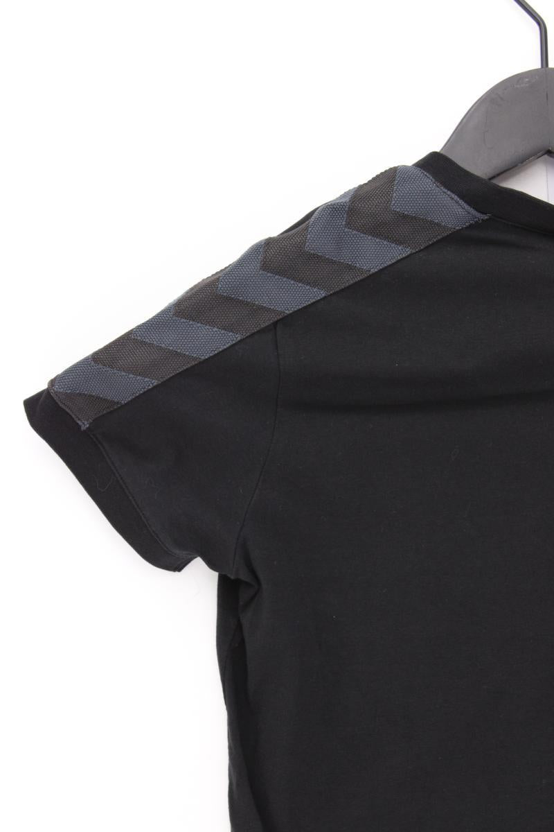hummel Cropped Shirt Gr. XS Kurzarm schwarz aus Baumwolle