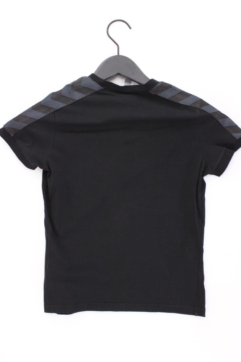 hummel Cropped Shirt Gr. XS Kurzarm schwarz aus Baumwolle