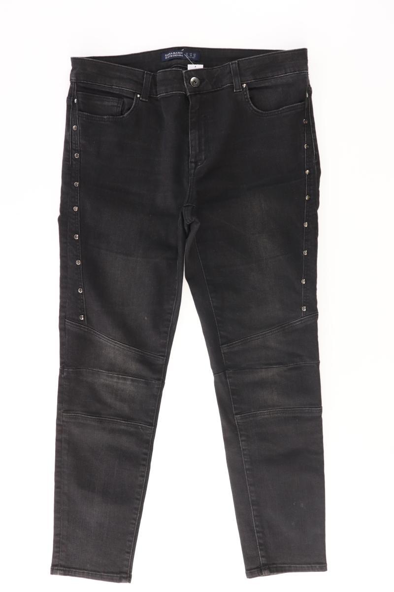 Zara Skinny Jeans Gr. 42 mit Nieten schwarz