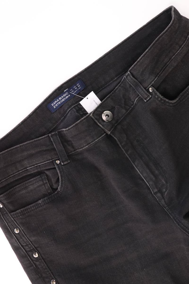 Zara Skinny Jeans Gr. 42 mit Nieten schwarz