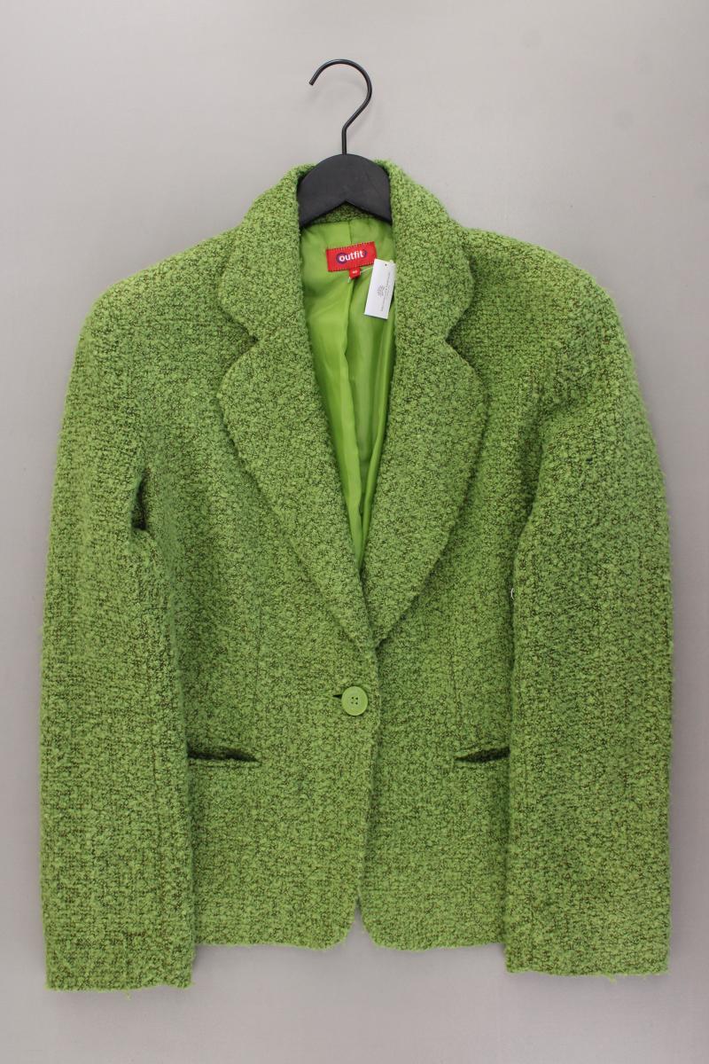 Outfit Blazer mit Wolle Gr. 40 Vintage grün