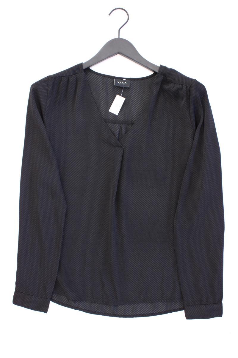 Vila Langarmbluse Gr. M schwarz aus Polyester