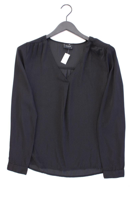 Vila Langarmbluse Gr. M schwarz aus Polyester