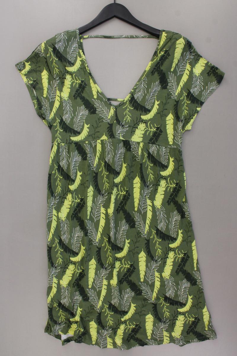 s.Oliver Kurzarmkleid Gr. 36 olivgrün aus Viskose